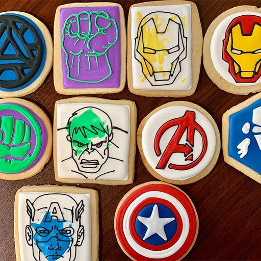 C2C Superhero Cookies